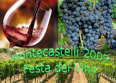 Festa del vino a Montecastelli comune di Castelnuovo v.c.
