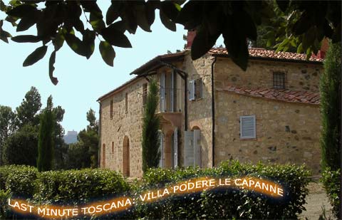 Villa Toscana Podere le Capanne di cui sono disponibili offerte last minute 