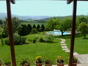 Il verde risplende a luglio in Toscana